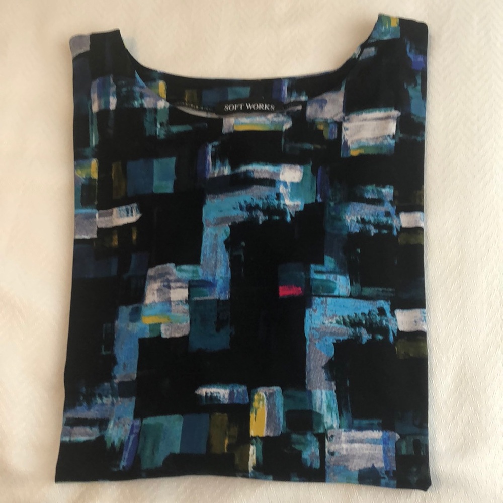 Soft Works patterned top